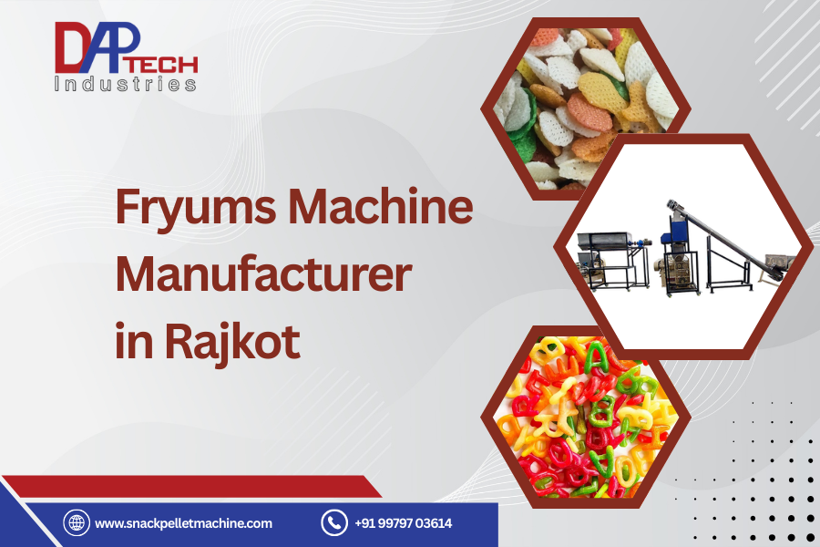 Fryums Machine Manufacturer in Rajkot