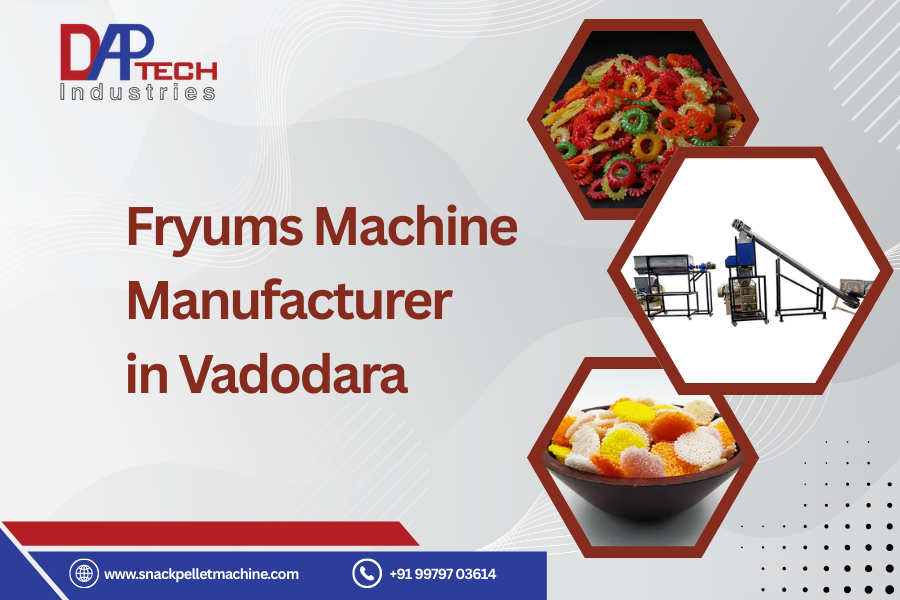 Fryums Machine Manufacturer in Vadodara